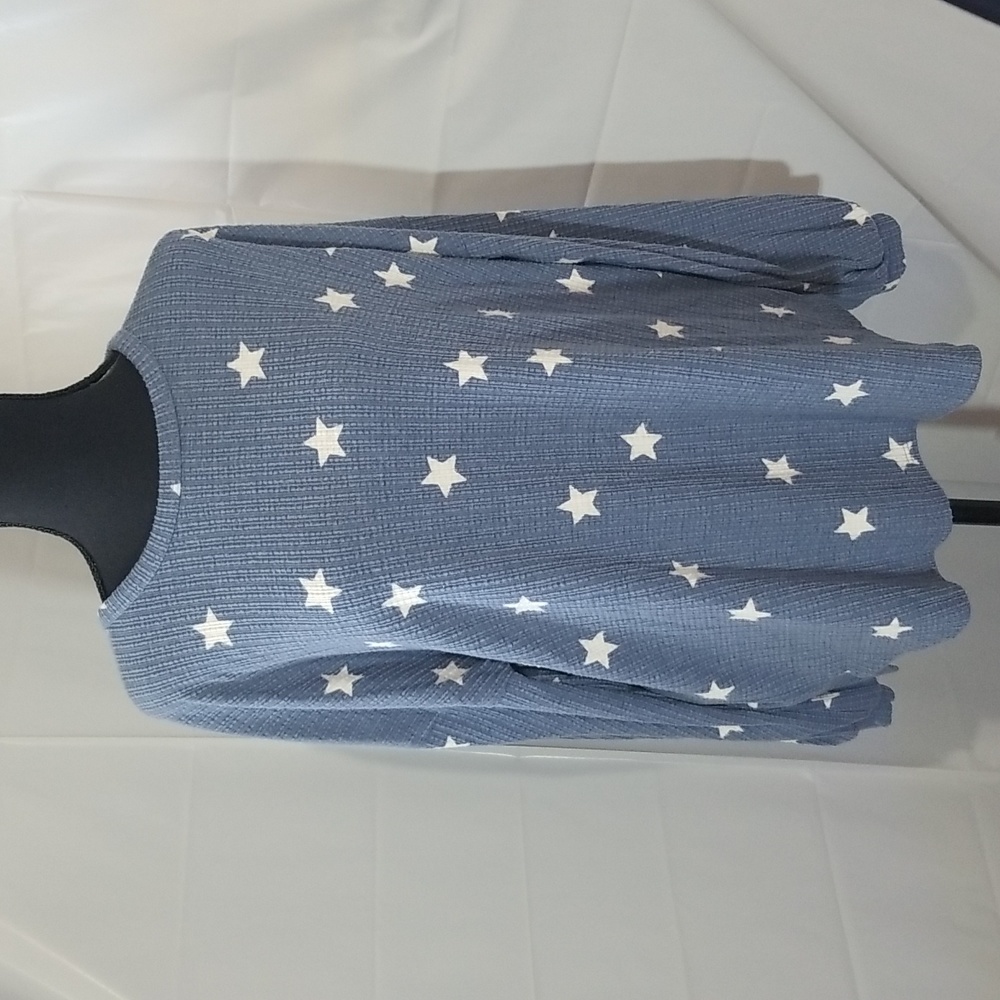 Ladies blouse.  Cute star detail